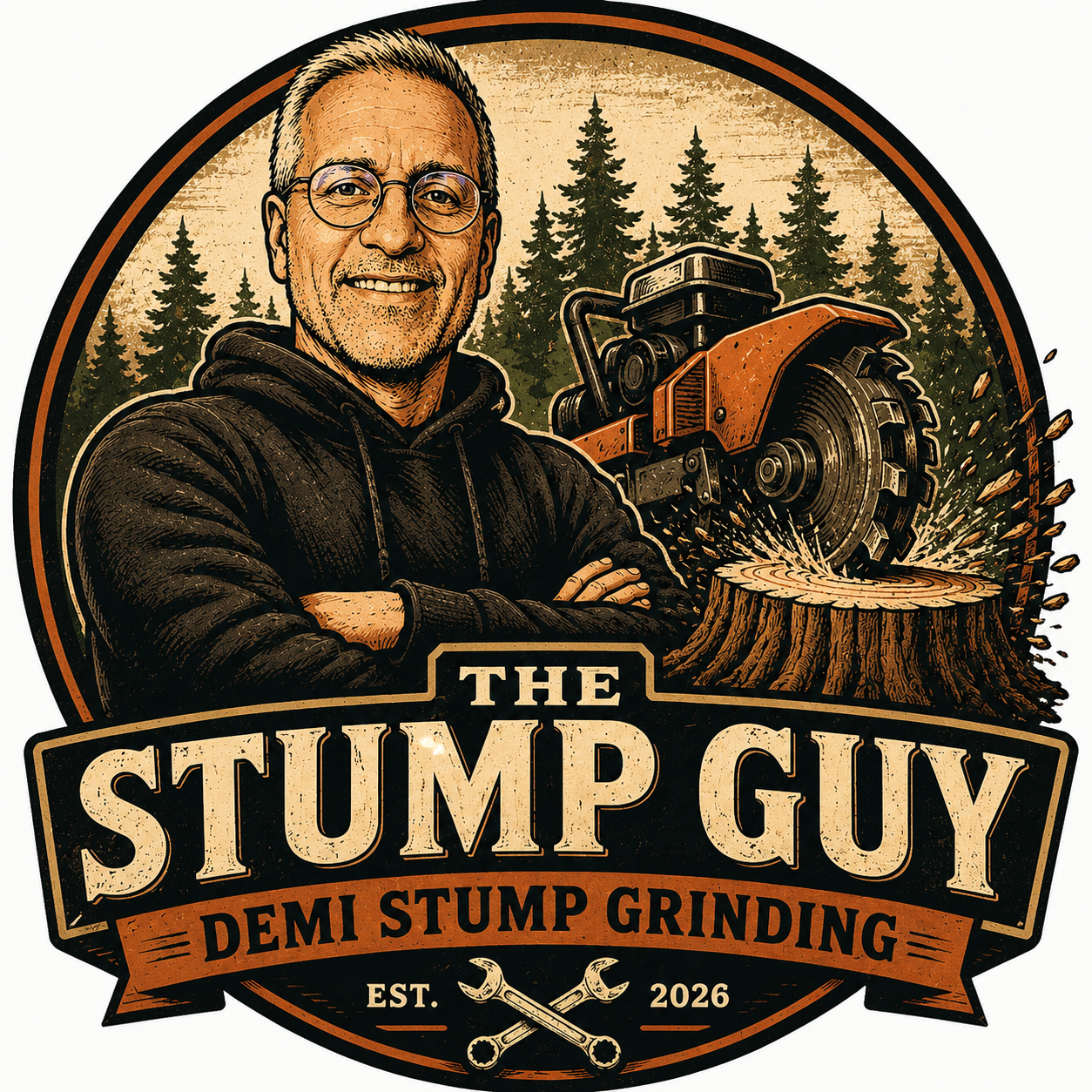 Demi Stump Grinding Logo
